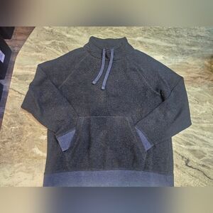 Banana Republic Brushed Birdseye Pullover - Navy - Size Large